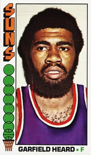 1976-77 Topps Garfield Heard #39 card image