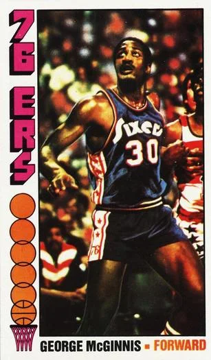 1976-77 Topps George McGinnis #70 card image