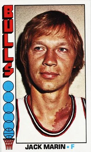 1976-77 Topps Jack Marin #72 card image
