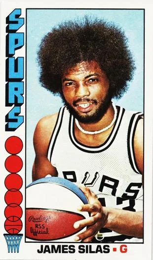 1976-77 Topps James Silas #80 card image