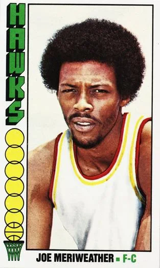 1976-77 Topps Joe Meriweather #37 card image