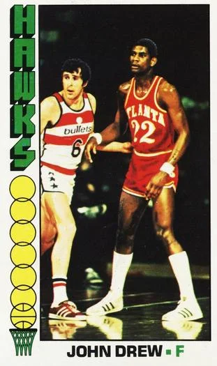 1976-77 Topps John Drew #59 card image