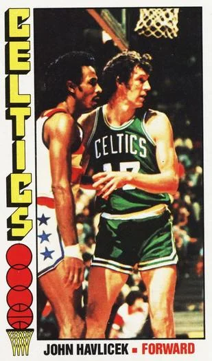 1976-77 Topps John Havlicek #90 card image
