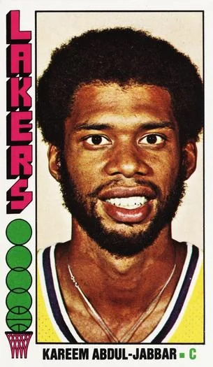 1976-77 Topps Kareem Abdul-Jabbar #100 card image