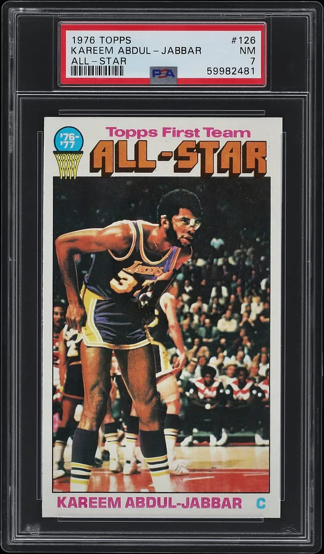 1976-77 Topps Kareem Abdul-Jabbar All-Star #126 card image