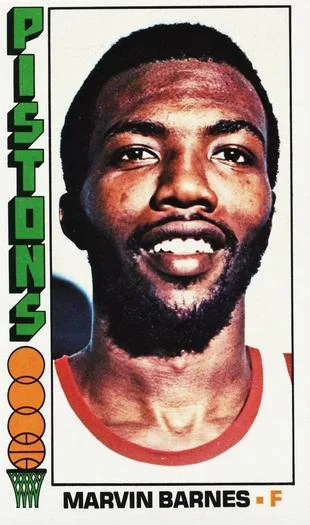 1976-77 Topps Marvin Barnes #35 card image