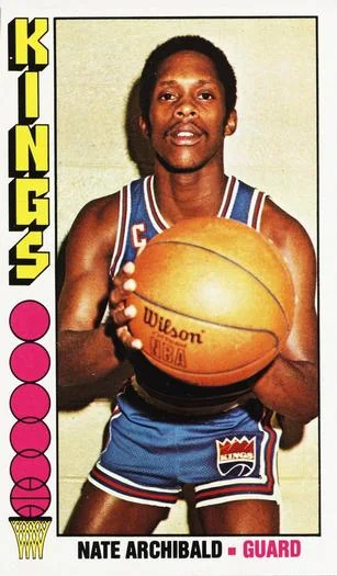 1976-77 Topps Nate Archibald #20 card image