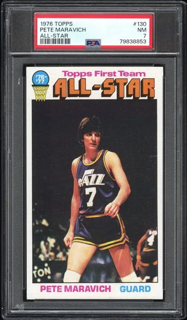 1976-77 Topps Pete Maravich All-Star #130 card image