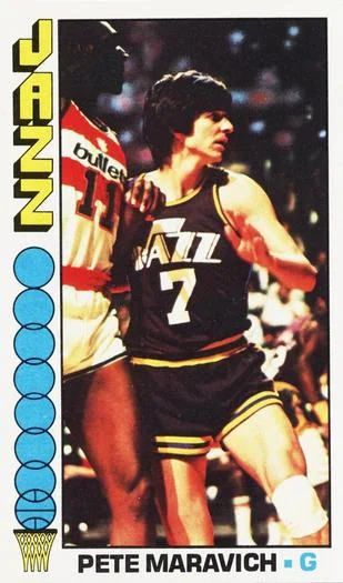 1976-77 Topps Pete Maravich #60 card image