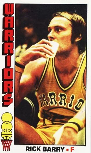 1976-77 Topps Rick Barry #50 card image