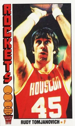1976-77 Topps Rudy Tomjanovich #66 card image