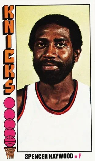 1976-77 Topps Spencer Haywood #28 card image