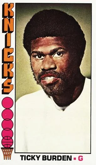 1976-77 Topps Ticky Burden #51 card image