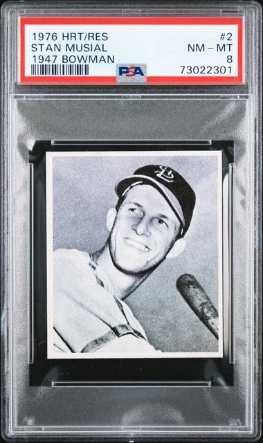 1976 Hrt/Res '47 Bowman Stan Musial #2 card image