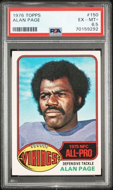 1976 Topps Alan Page #150 card image