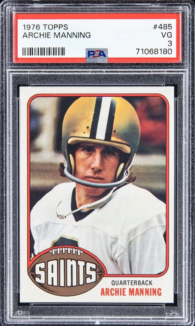 1976 Topps Archie Manning #485 card image