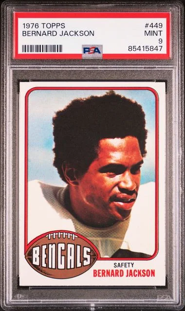 1976 Topps Bernard Jackson #449 card image