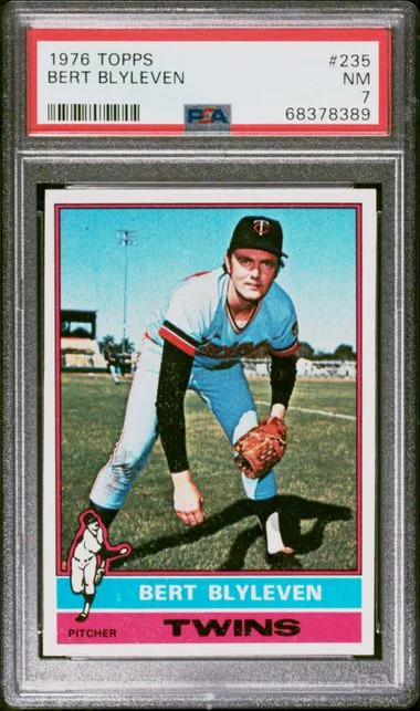 1976 Topps Bert Blyleven #235 card image