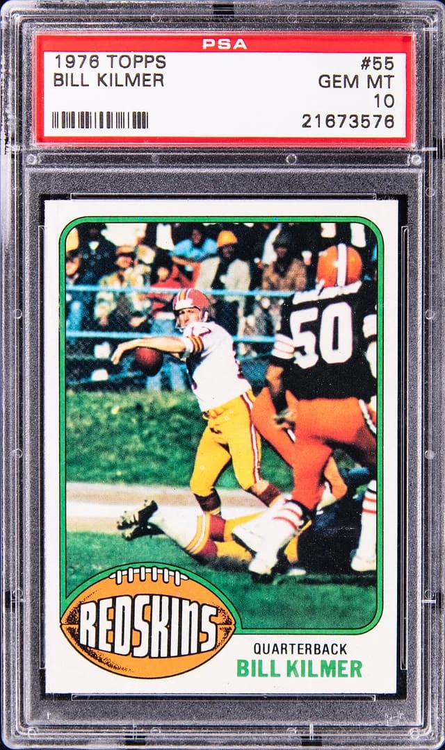 1976 Topps Bill Kilmer #55 card image