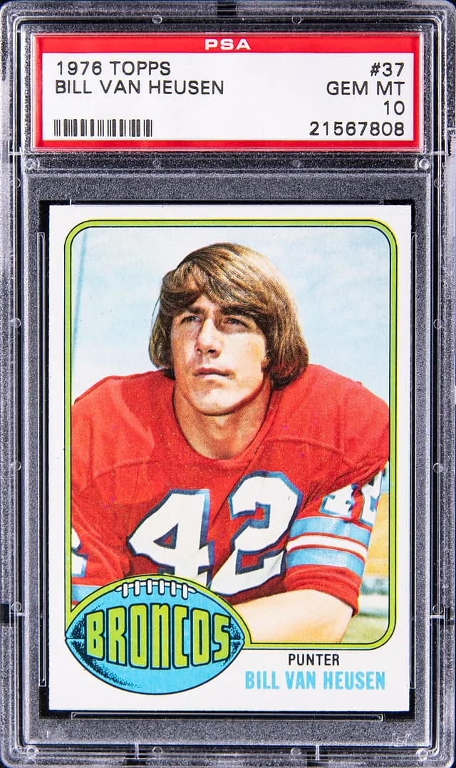 1976 Topps Bill Van Heusen #37 card image