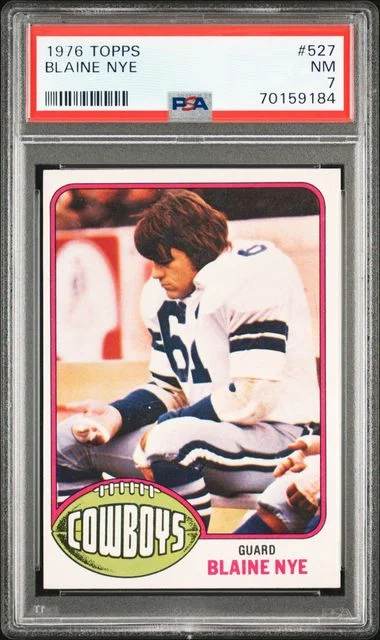 1976 Topps Blaine Nye #527 card image