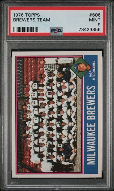 1976 Topps Brewers Team #606 card image