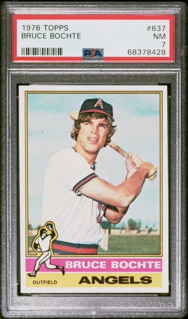 1976 Topps Bruce Bochte #637 card image