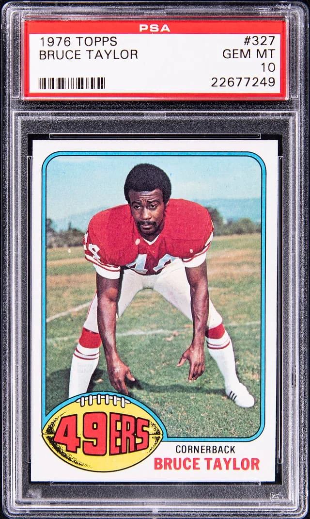 1976 Topps Bruce Taylor #327 card image