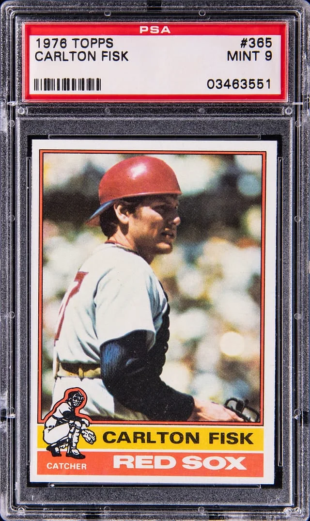 1976 Topps Calton Fisk #365 card image