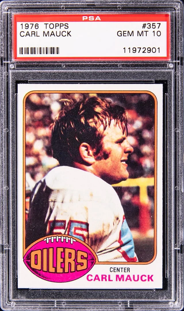 1976 Topps Carl Mauck #357 card image