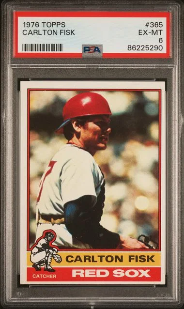 1976 Topps Carlton Fisk #365 card image