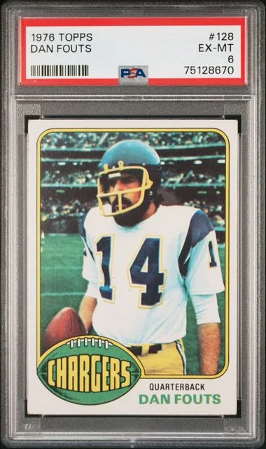 1976 Topps Dan Fouts #128 card image