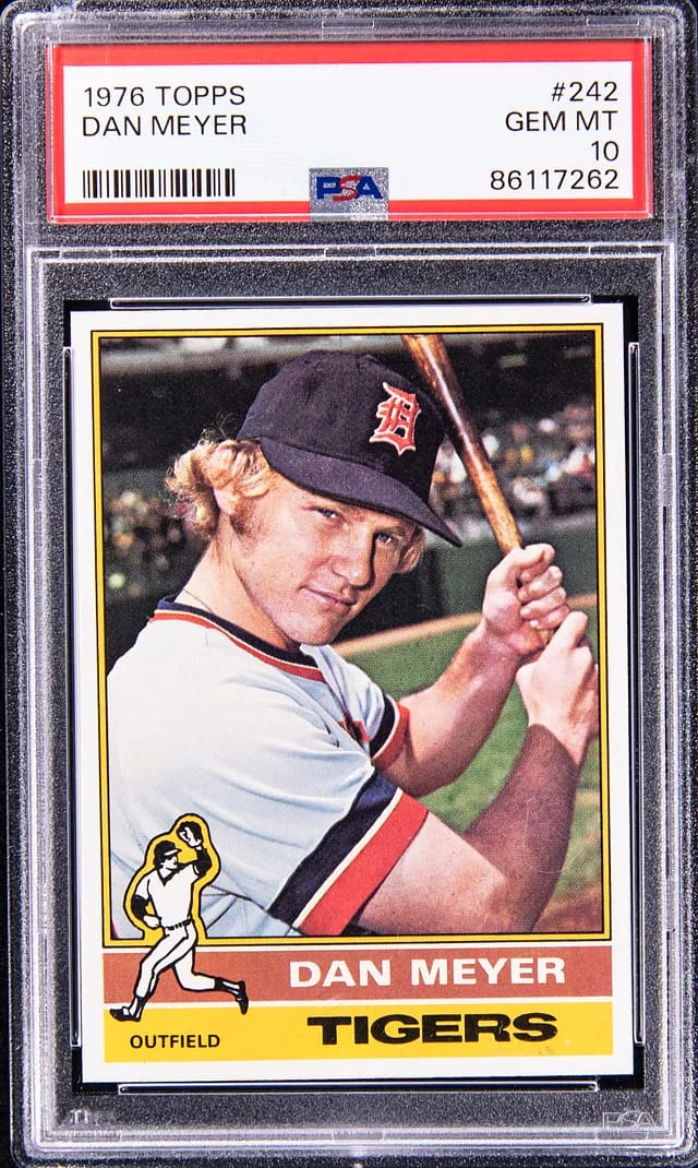 1976 Topps Dan Meyer #242 card image