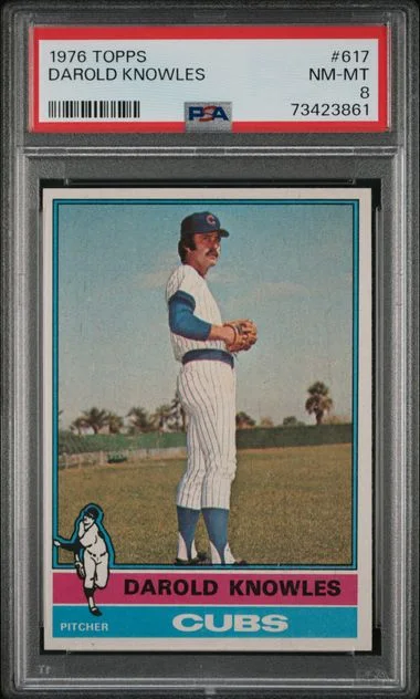 1976 Topps Darold Knowles #617 card image
