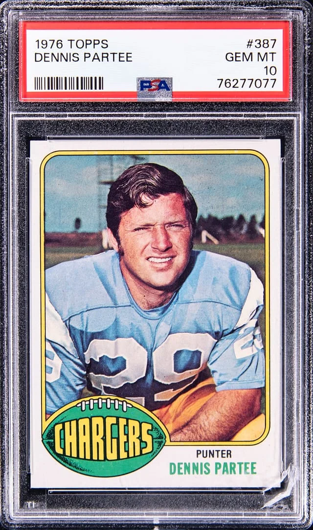 1976 Topps Dennis Partee #387 card image