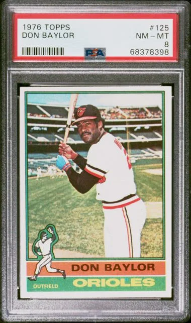 1976 Topps Don Baylor #125 card image