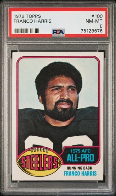 1976 Topps Franco Harris #100 card image