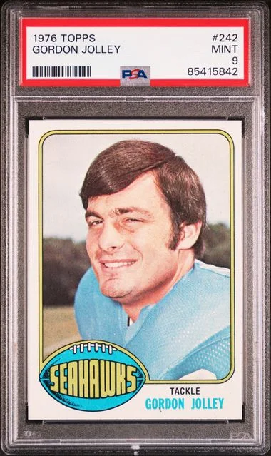 1976 Topps Gordon Jolley #242 card image
