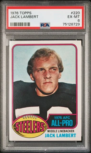 1976 Topps Jack Lambert #220 card image