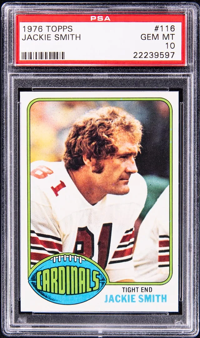 1976 Topps Jackie Smith #116 card image
