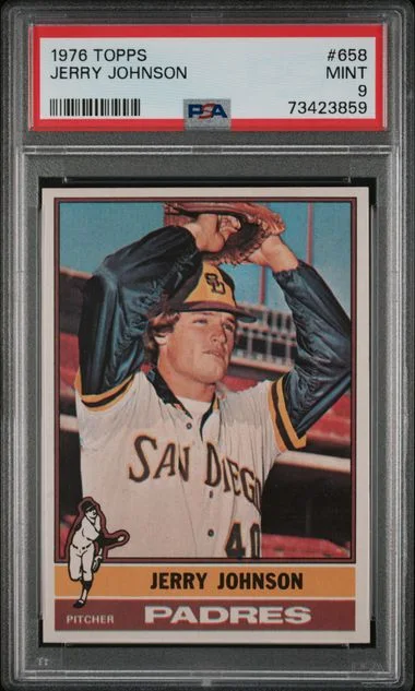 1976 Topps Jerry Johnson #658 card image