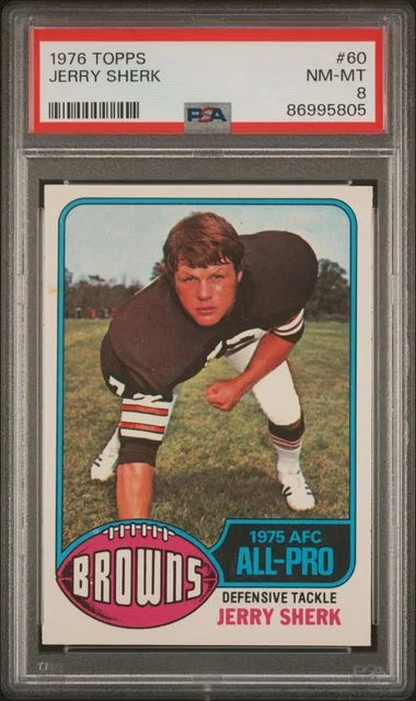 1976 Topps Jerry Sherk #60 card image