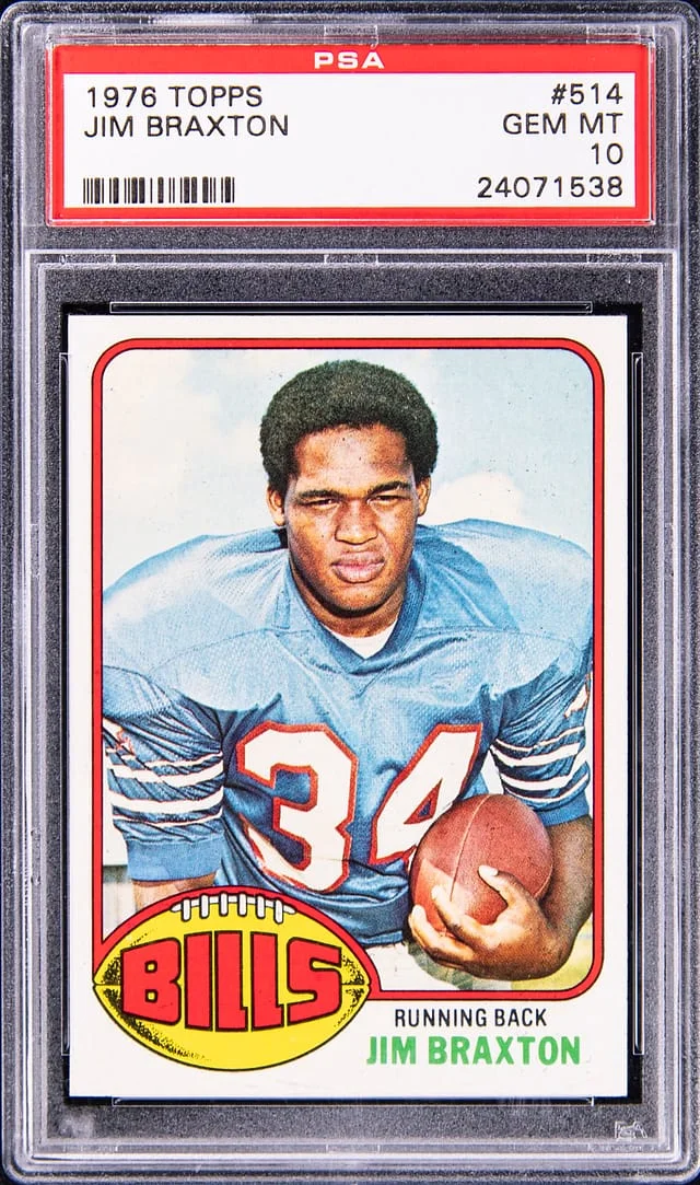 1976 Topps Jim Braxton #514 card image