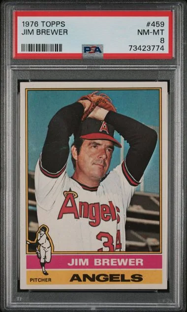 1976 Topps Jim Brewer #459 card image