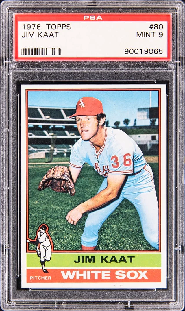 1976 Topps Jim Kaat #80 card image