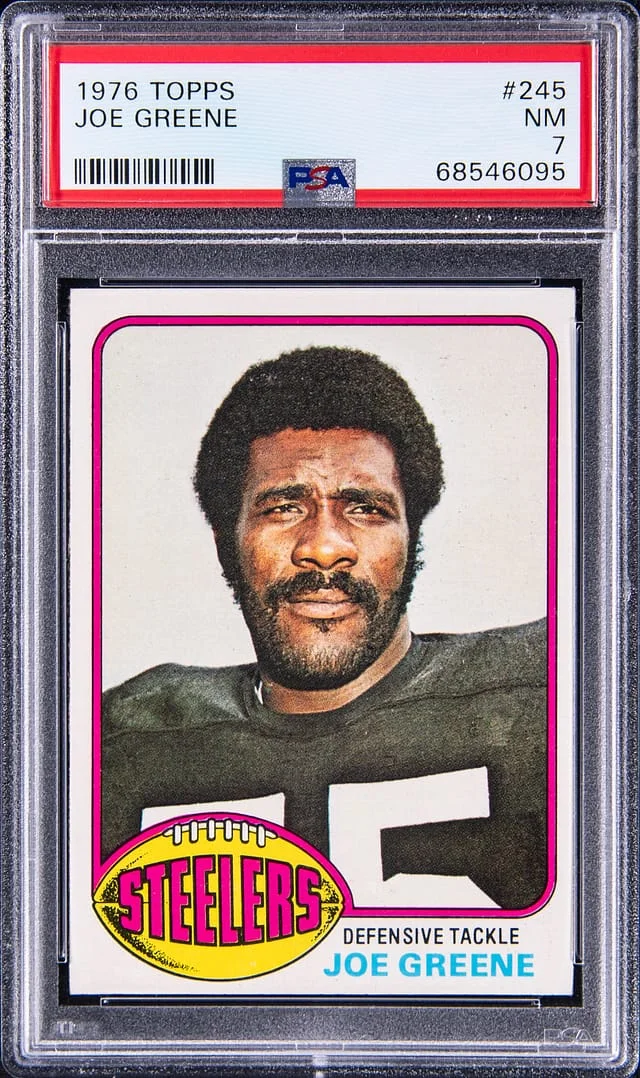 1976 Topps Joe Greene #245 card image