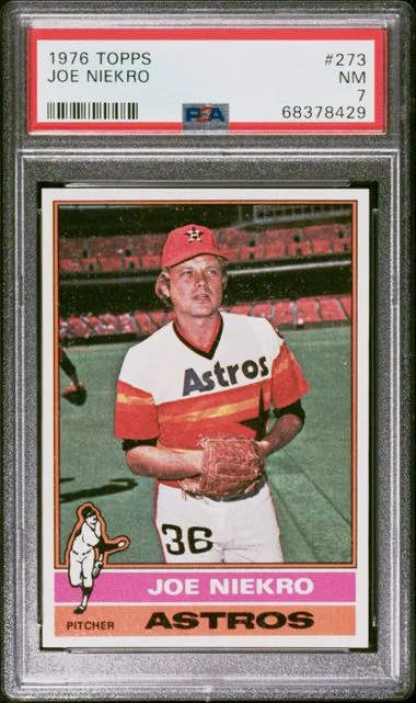 1976 Topps Joe Niekro #273 card image
