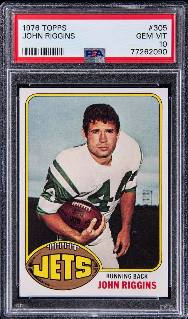 1976 Topps John Riggins #305 card image
