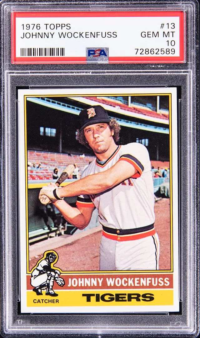 1976 Topps Johnny Wockenfuss #13 card image
