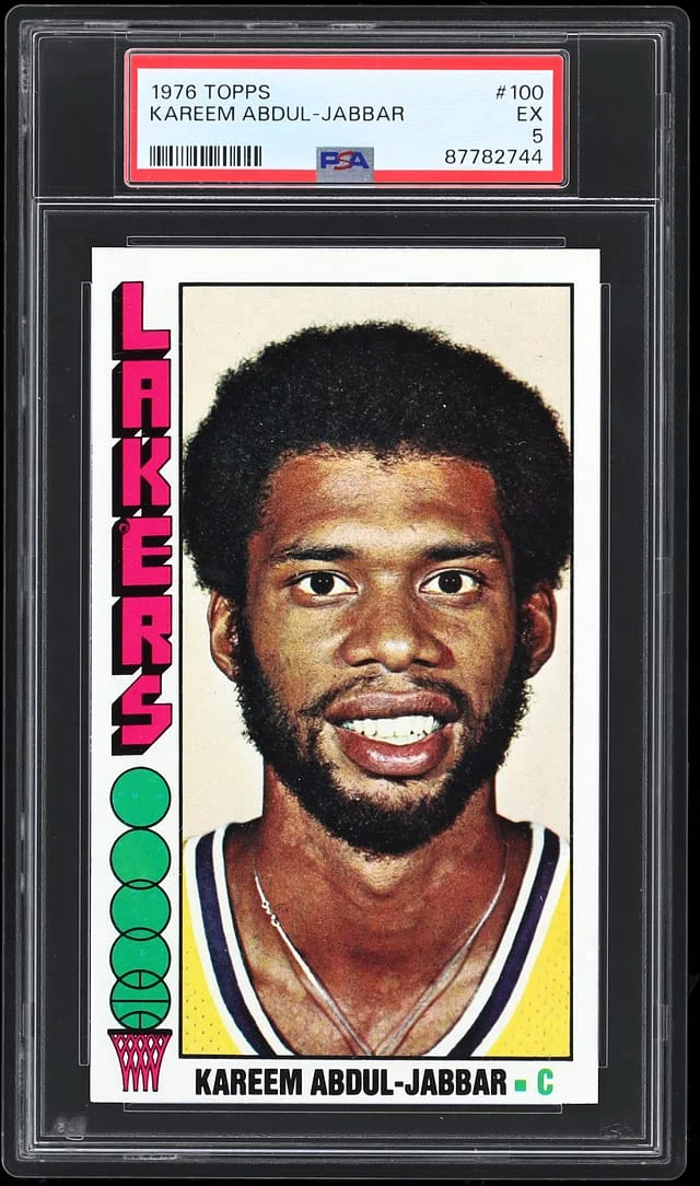 1976 Topps Kareem Abdul-Jabbar #100 card image